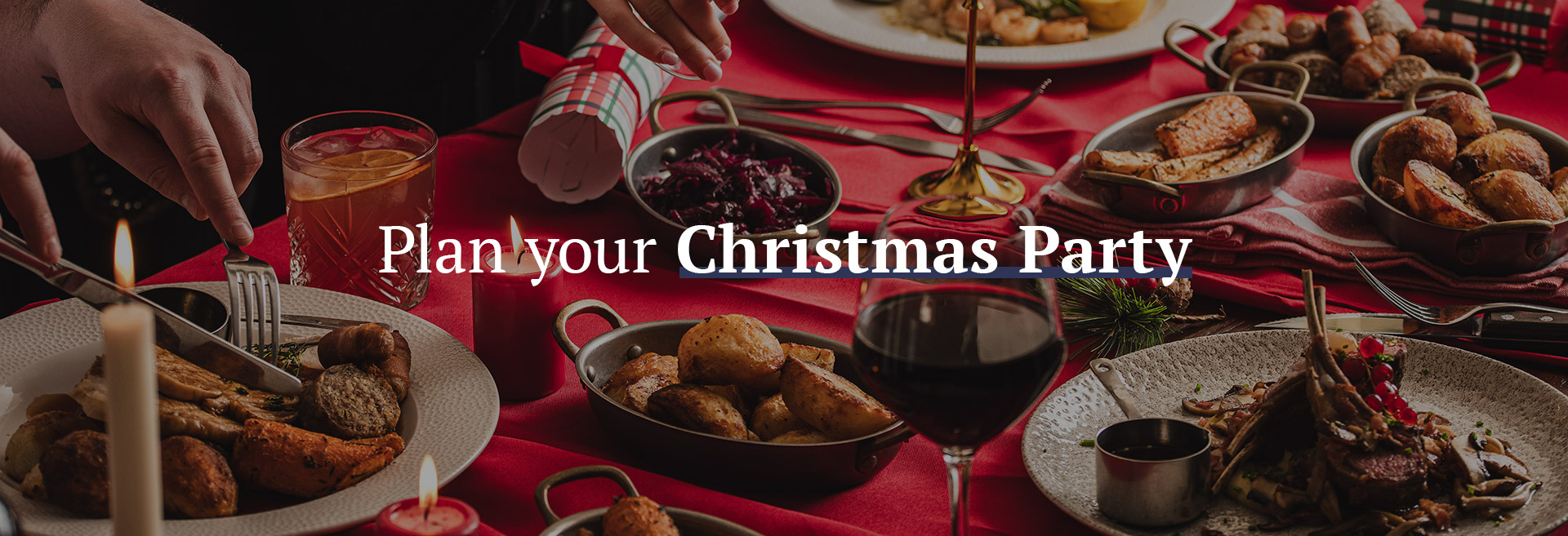 Christmas party at The Drapers Arms