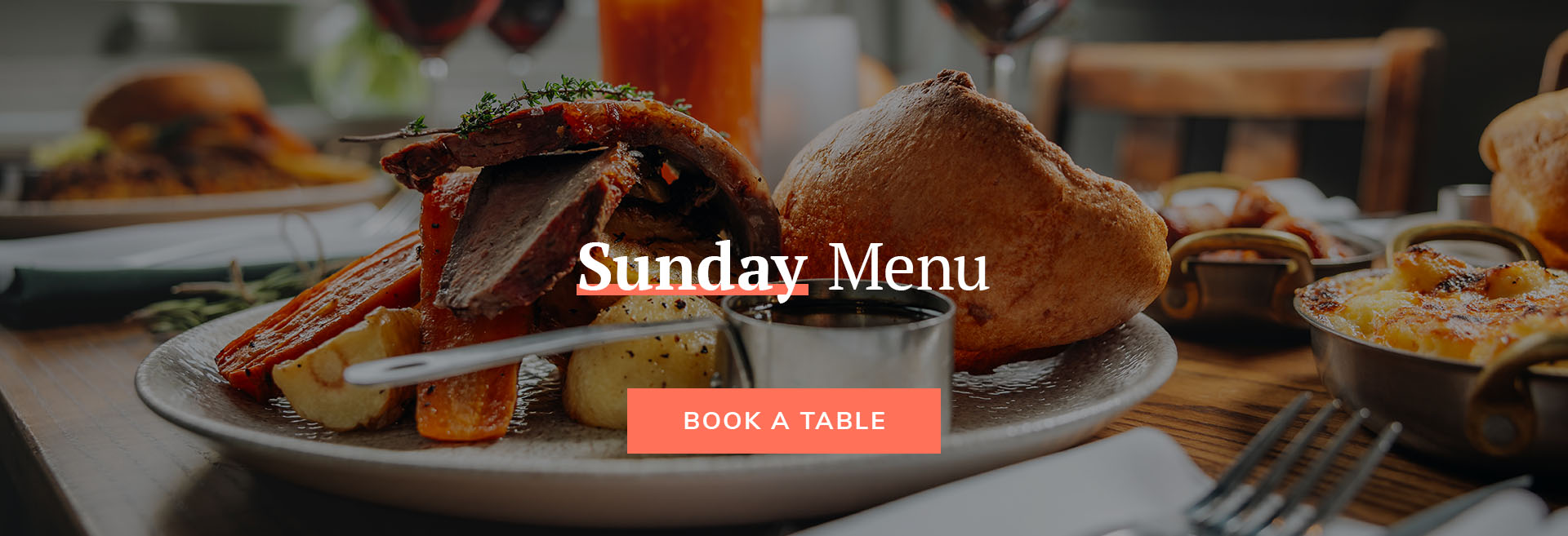Sunday Menu at The Drapers Arms
