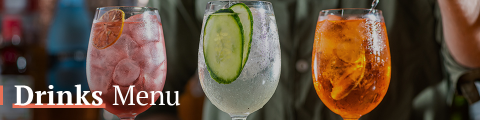 Drinks Menu at The Drapers Arms